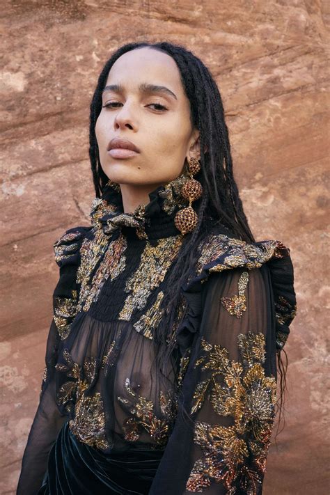 zoe kravitz dress ysl|zoe kravitz website.